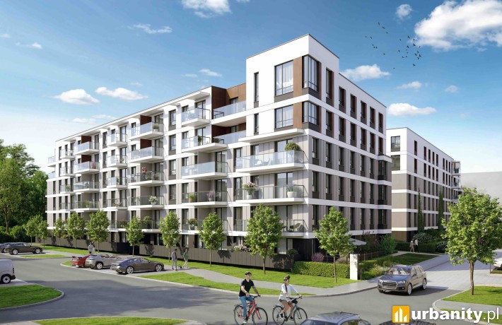 Apartamenty Beethovena w dzielnicy Mokotów, wiz. materiały dewelopera