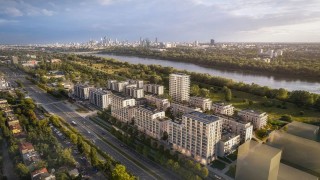 Powstaje nowa dzielnica nad Wisłą. Ponad 50 budynków, w tym dwie wieże