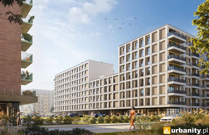 Osiedle Centralna Vita na krakowskich Czyżynach, wizualizacja, wiz. materiały dewelopera