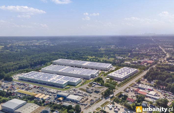 CTPark Warsaw Nowy Konik z pierwszym najemcą, wiz. materiały inwestora