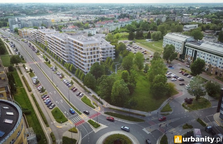 Koncepcja inwestycji przy ulicy Gandhi na Ursynowie, wiz. LaterGrupa