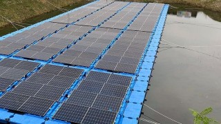 Energia ze słońca na wodzie. Pierwsza w Polsce pływająca instalacja PV, fot. PGG