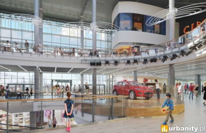 Projekt modernizacji wnętrza CH Forum