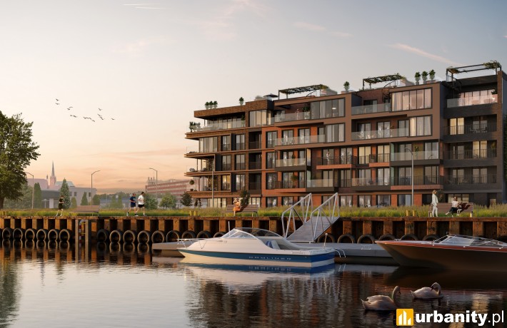 Wizualizacja inwestycji Grand Bulwar w Szczecinie, fot. materiały dewelopera