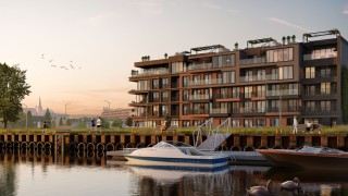 Ruszyła budowa apartamentowca z widokiem na rzekę na Łasztowni w Szczecinie