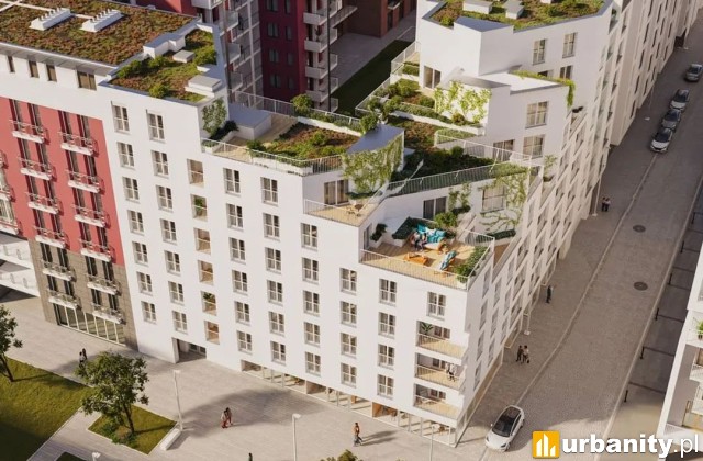 Projekt osiedla Moje Zabłocie w Krakowie, wiz. materiały dewelopera