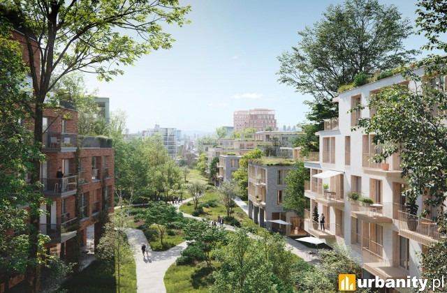 Projekt inwestycji Nowy Wełnowiec w Katowicach, wiz. JEMS Architekci