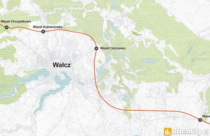 Projekt obwodnicy Wałcza