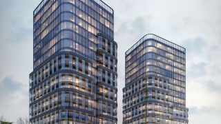 Wstępna koncepcja inwestycji przy Panoramicznej w Kielcach, wiz. Kamiński Bojarowicz Architekci.