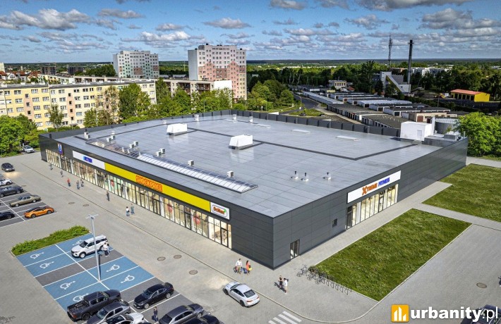 Park Handlowy Bolesławiec, wizualizacja inwestycji, wiz. materiały inwestora