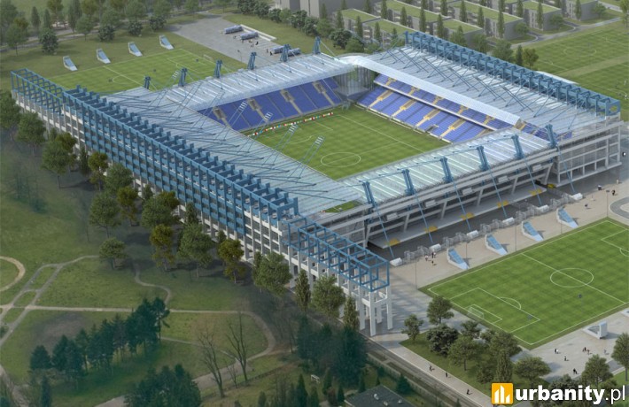 Wizualizacja Stadionu Wisły Kraków