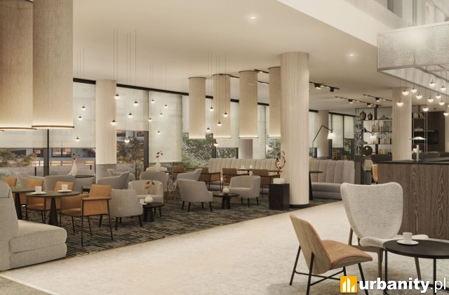 AC Hotel Warsaw Port Praski, wiz. materiały inwestora