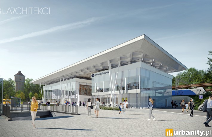 Nowy dworzec w Koszalinie, wizualizacja, fot. PKP S.A.