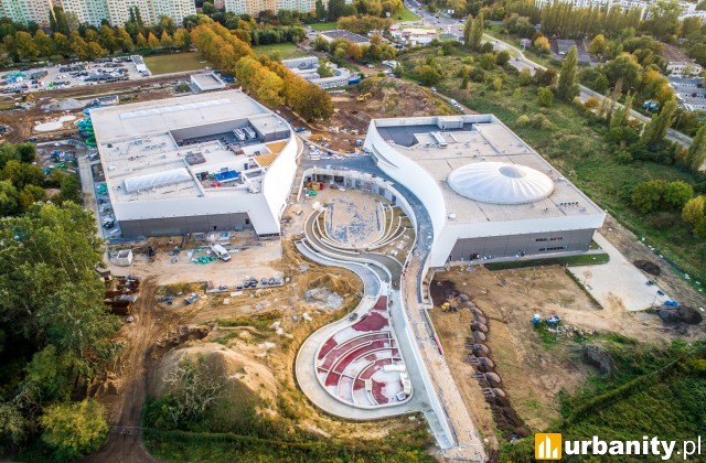 Postęp prac na budowie szczecińskiego aquaparku Fabryka Wody, fot. Alstal