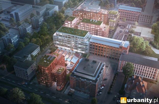 Projekt inwestycji Luxfera w Łodzi, wiz. Design Lab Group