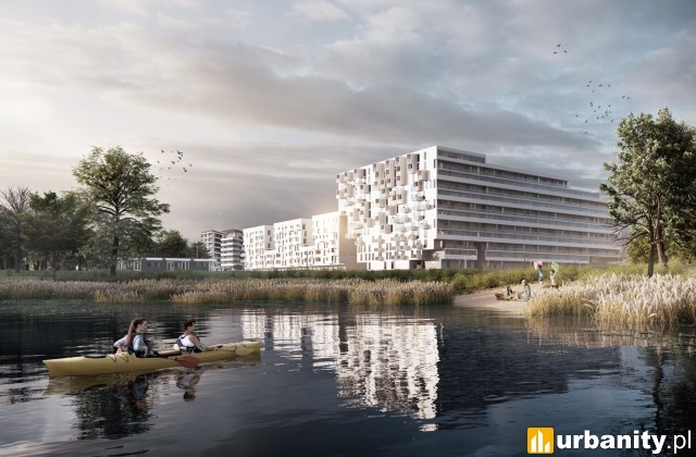Projekt inwestycji grupy Marvipol na Nowych Żernikach, wiz. Szlachcic Architekci