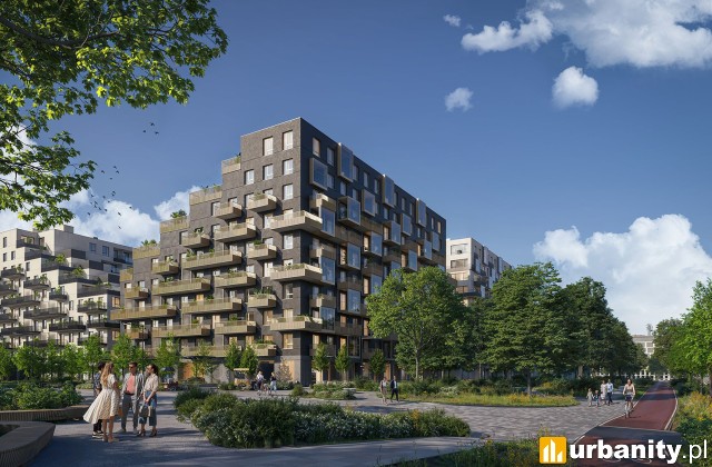 Kolejny etap osiedla Modern Mokotów w sprzedaży, wiz. Archicom