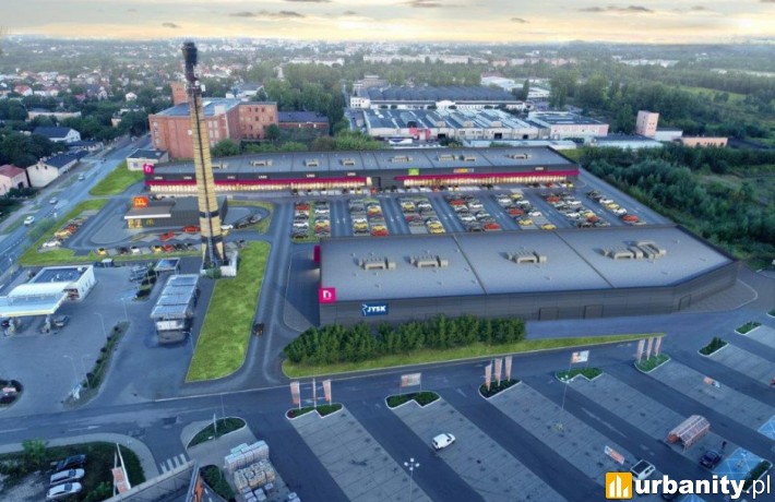 Wizualizacja przedstawiająca N-Park w Piotrkowie, którego otwarcie nastąpi w 2023 roku, fot. materiały prasowe