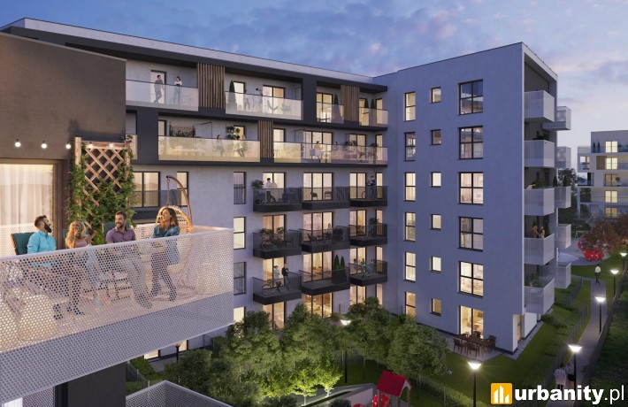 Projekt II etapu Osiedla Kraft w Łodzi