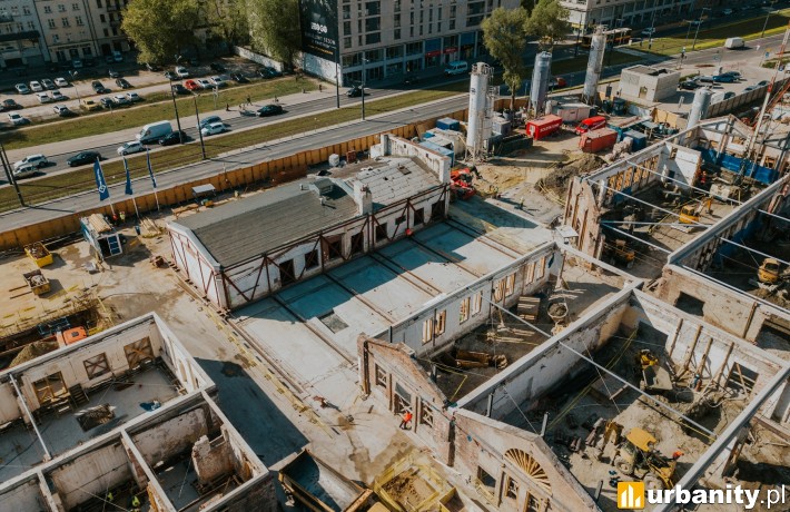 Postęp prac na budowie Fabryki Norblina