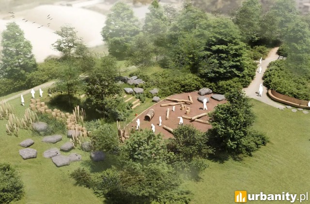 Koncepcja inwestycji przy ulicy Gandhi na Ursynowie, wiz. LaterGrupa