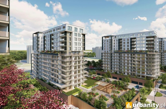 Wizualizacja osiedla Lotnicza 100 we Wrocławiu, wiz. materiały inwestora