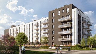 Wizaulizacja inwestycji Milczańska 18 w Poznaniu, wiz. Pekabex Development