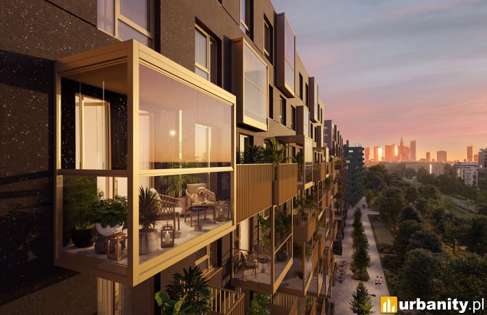 Kolejny etap osiedla Modern Mokotów w sprzedaży, wiz. Archicom