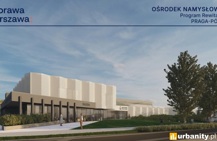 Projekt modernizacji Ośrodka Namysłowska na Pradze-Północ, wiz. materiały inwestora