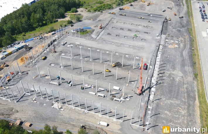 Panattoni Park Ruda Śląska IV, postęp prac budowlanych, fot. mat. prasowe