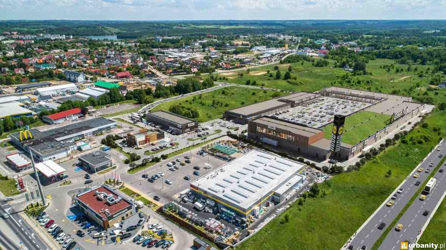 Duży park handlowy firmy Green Hills Investment powstaje w Mrągowie