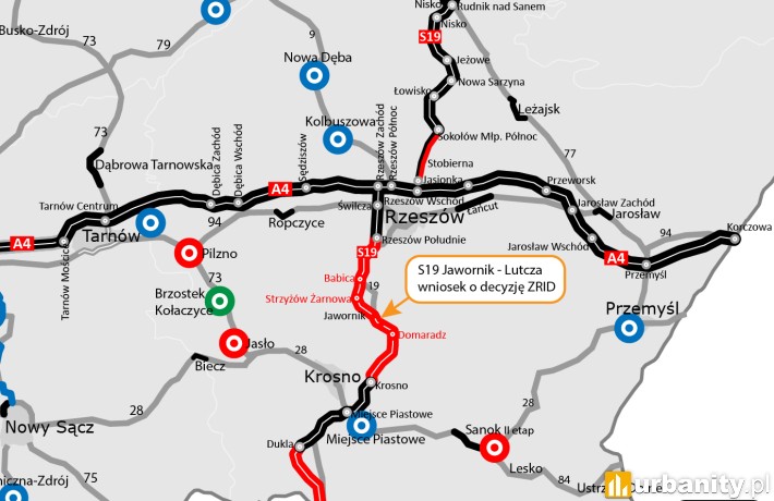 Jest wniosek o pozwolenie na budowę odcinka S19 Jawornik - Lutcza, fot. GDDKiA