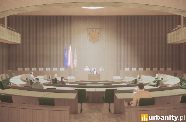 Nowa siedziba Sejmiku Mazowsza, wiz. materiały inwestora