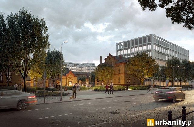 Wizualizacja rewitalizacji kompleksu Stara Rzeźnia w Poznaniu, wiz. Vastint