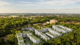 Koncepcja zagospodarowania działki przy Targowej w Chorzowie, wiz. materiały dewelopera