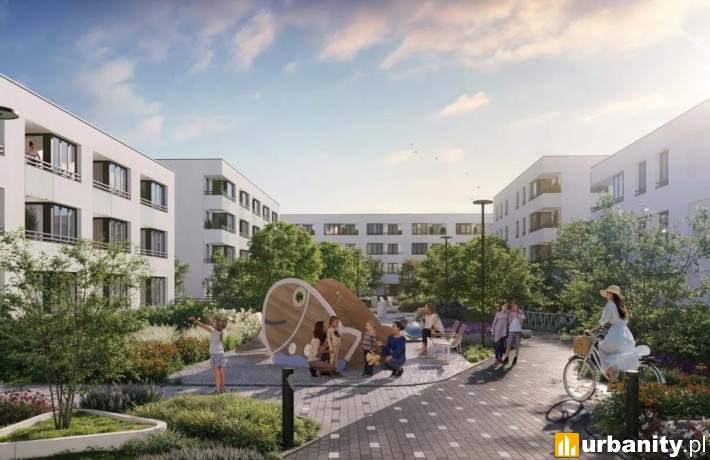 WUWA Vita II - wizualizacja osiedla, wiz. materiały dewelopera