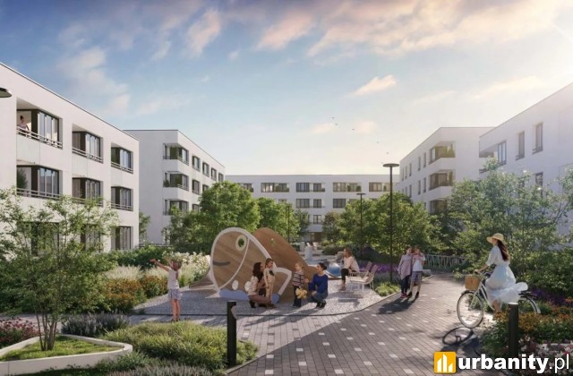 WUWA Vita II - wizualizacja osiedla, wiz. materiały dewelopera