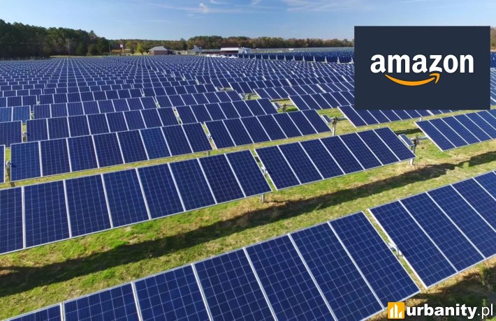 Pierwsza w Polsce farma fotowoltaiczna firmy Amazon, fot. Amazon