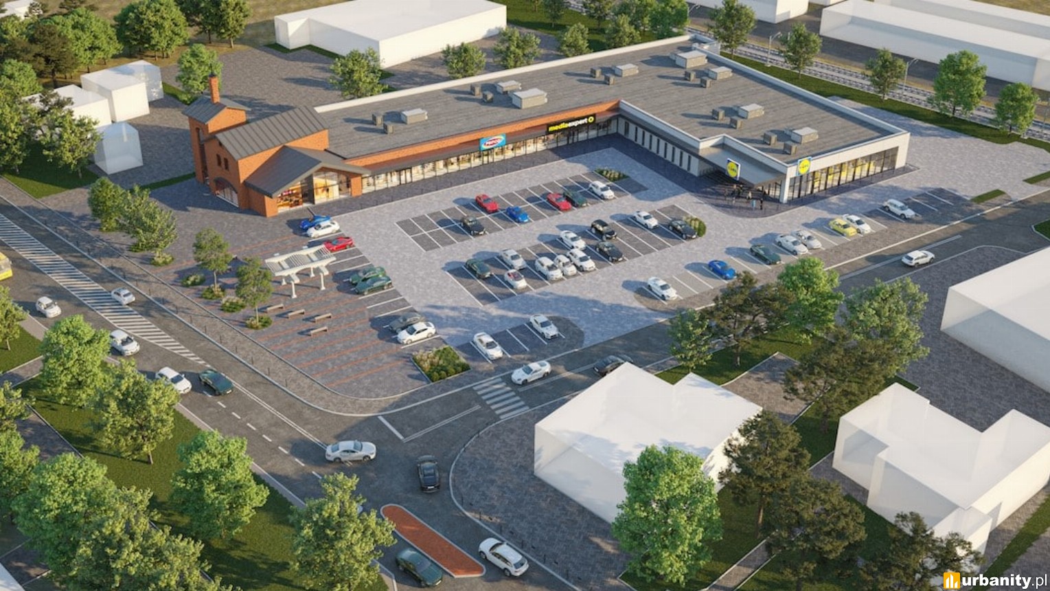 Otwarcie centrum Atut w Suchej Beskidzkiej z kilkunastoma sklepami i lokalami usługowymi