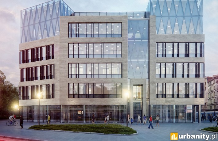 Projekt biurowca Wrocław 101