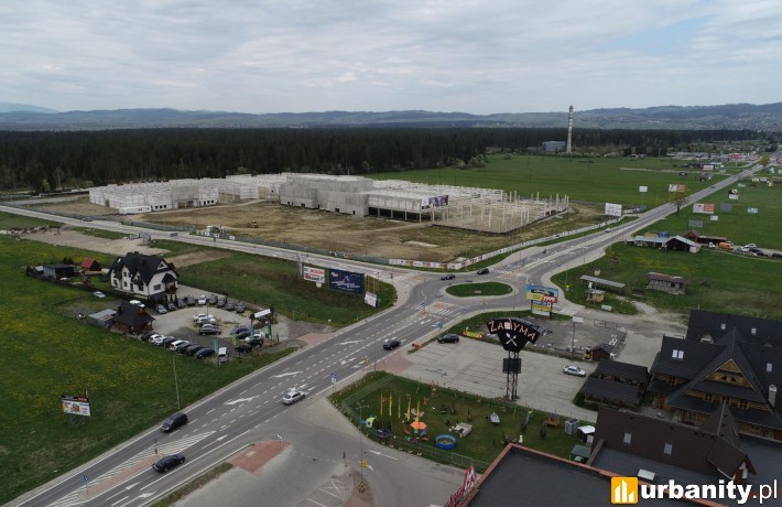 Niedokończona galeria handlowa Color Park w Nowym Targu, fot. materiały prasowe