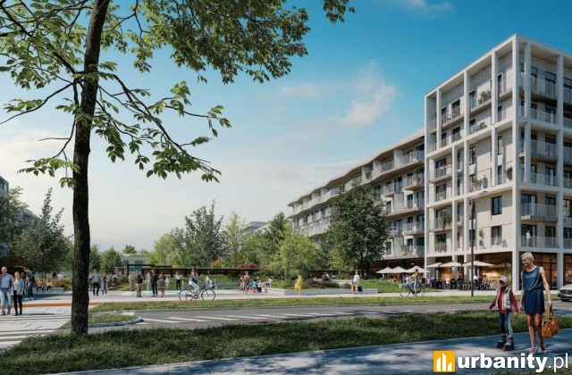 Osiedle przy ulicy Gierdziejewskiego 5 na Ursusie, wiz. materiały dewelopera