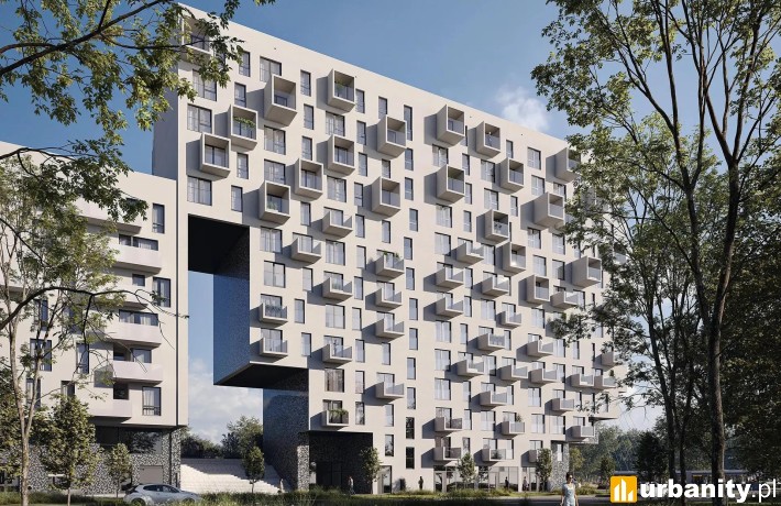 Projekt inwestycji Kosmos na Nowych Żernikach, wiz. Marvipol