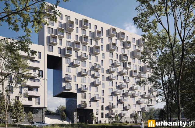 Projekt inwestycji Kosmos na Nowych Żernikach, wiz. Marvipol