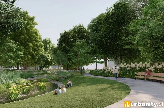 Lamus odżywa! Rewitalizacja rzeki odmieni park i całe miasto, wiz. materiały inwestora
