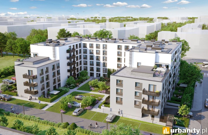 Osiedle Przy Forcie w Warszawie, wizualizacja, wiz. materiały dewelopera
