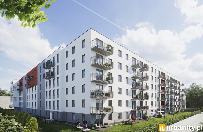 Osiedle Recanto w Łodzi - wizualizacja