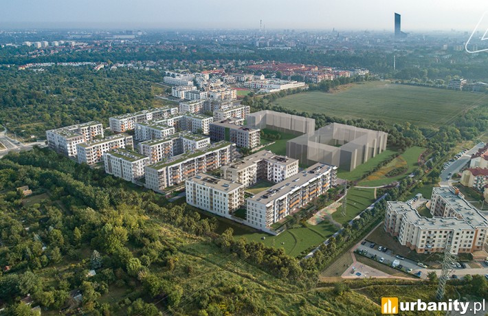 Planty Racławickie we Wrocławiu - wizualizacja, materiały prasowe