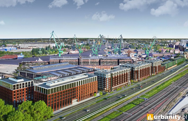 PRS Palio C  w Gdańsku, wizualizacja, wiz. materiały inwestora