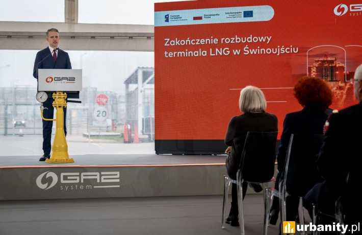 Oficjalnie zakończono rozbudowę Terminala LNG w Świnoujściu, fot. MI